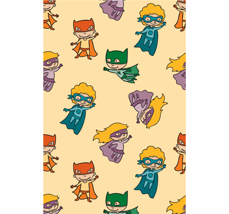Superheroes pattern Superhero blind - TenStickers