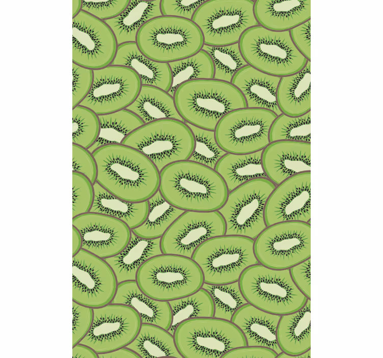 Sliced Kiwi Pattern blind fruit and vegetables - TenStickers