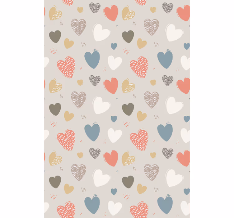 Heart Patterns love blind - TenStickers