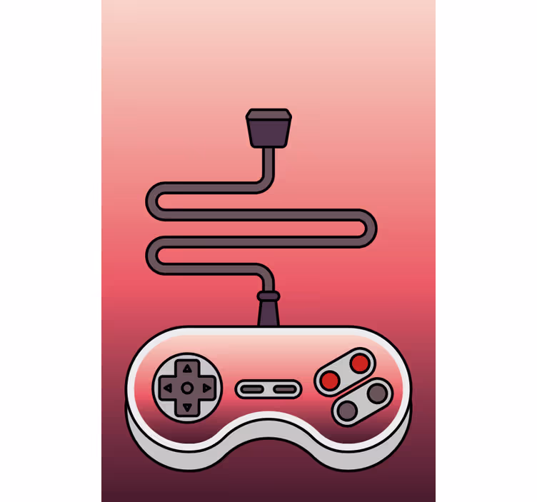 Red Controller blind geek - TenStickers