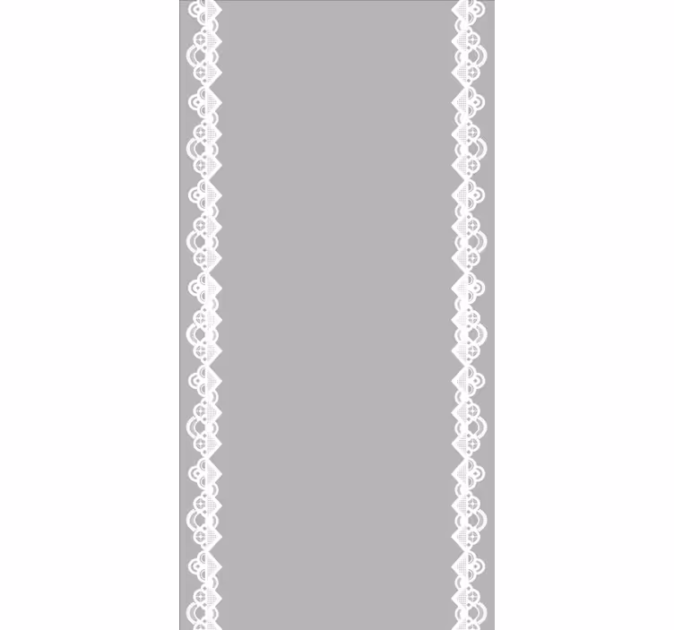 elegant lace borders  Living room blind - TenStickers