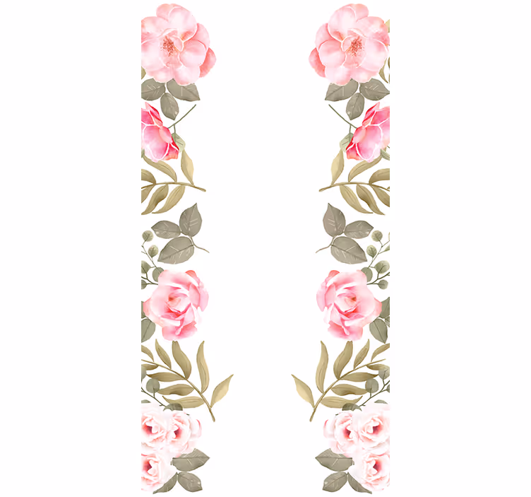 Beautiful floral Master bedroom roller blind - TenStickers