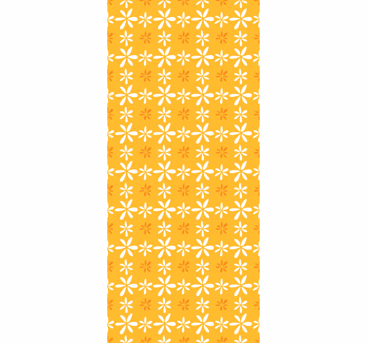 Floral Sunshine Pattern blind flowers and plants - TenStickers