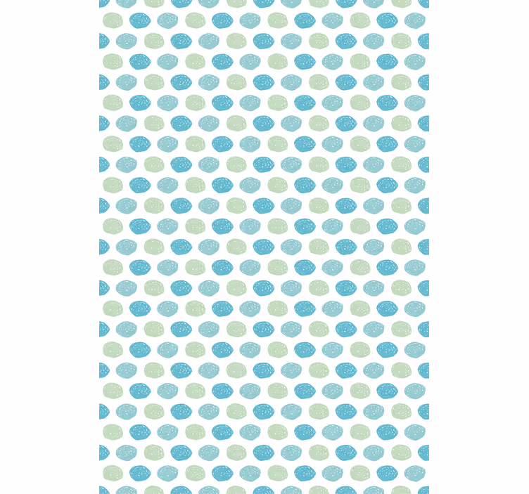 Green and blue dots blind children - TenStickers