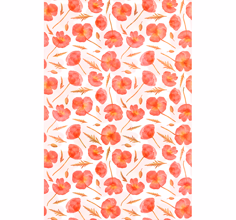 Delicate floral patterns blind flowers and plants - TenStickers