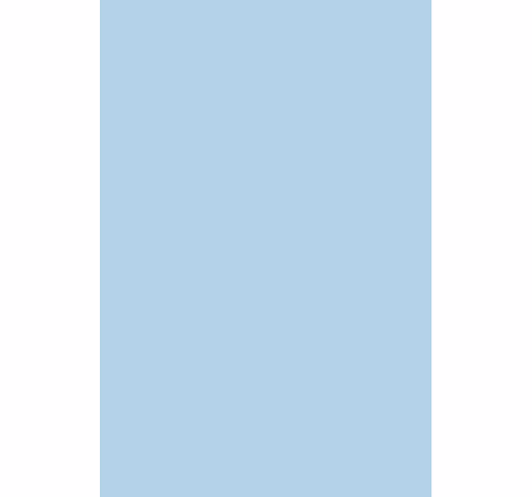 Pale cyan shade blackout roller blind - TenStickers