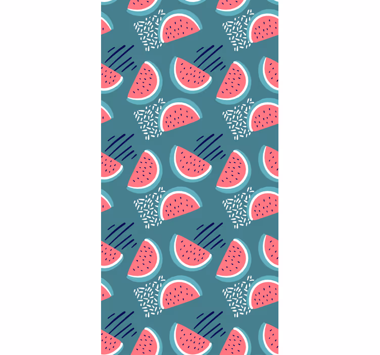 Watermelon Slice Motif blind fruit and vegetables - TenStickers