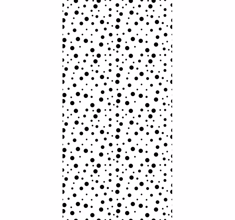 Pattern roller blind bold dotted design - TenStickers