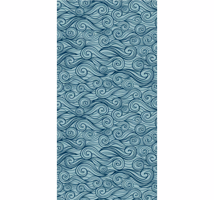 Flowing Wave Patterns pattern roller blind - TenStickers