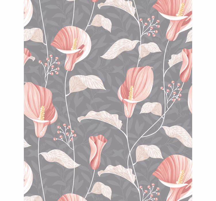 Elegant Blossom Arrangement blind flowers and plants - TenStickers