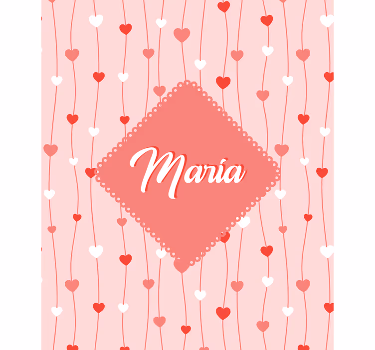 Love blind personalized heart designs - TenStickers