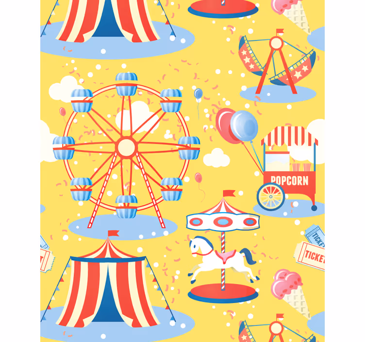 Carnival Joyride fun blind - TenStickers