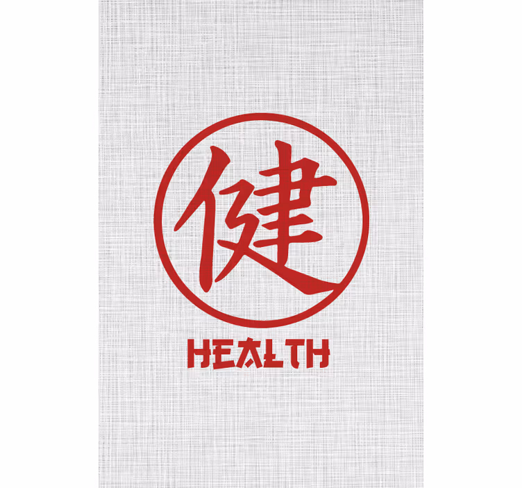Healthy Living Encouragement text blind - TenStickers