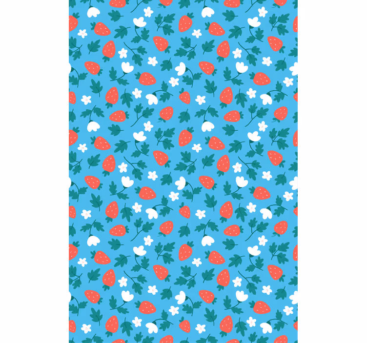 Blind fruit and vegetables fresh strawberry design - TenStickers