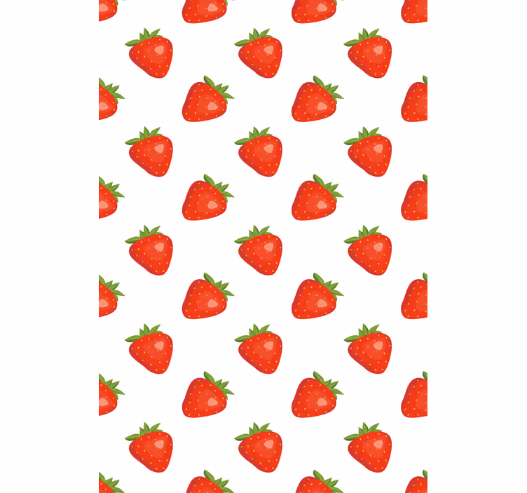Strawberry Motif blind fruit and vegetables - TenStickers