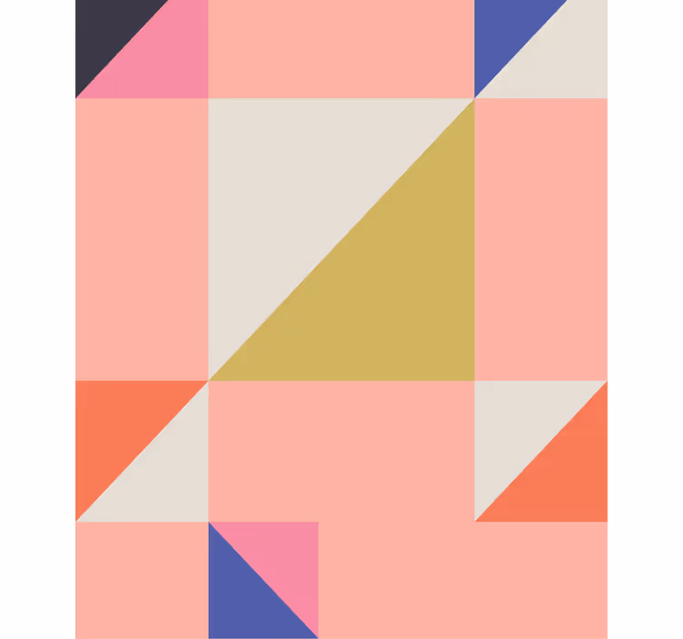 Art geometric pattern Blind painting - TenStickers