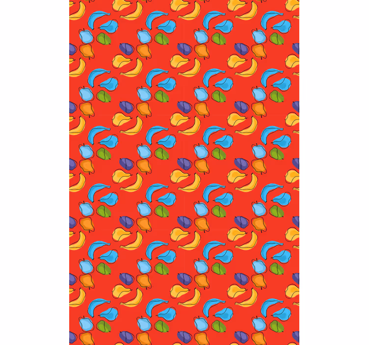 Lively fruits composition blind fruit and vegetables - TenStickers