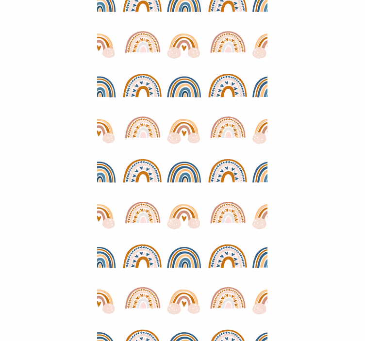Nordic rainbow motifs blind children - TenStickers