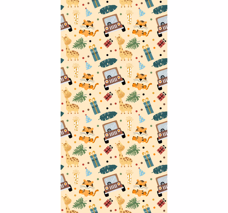 Safari-themed adventures blind children - TenStickers