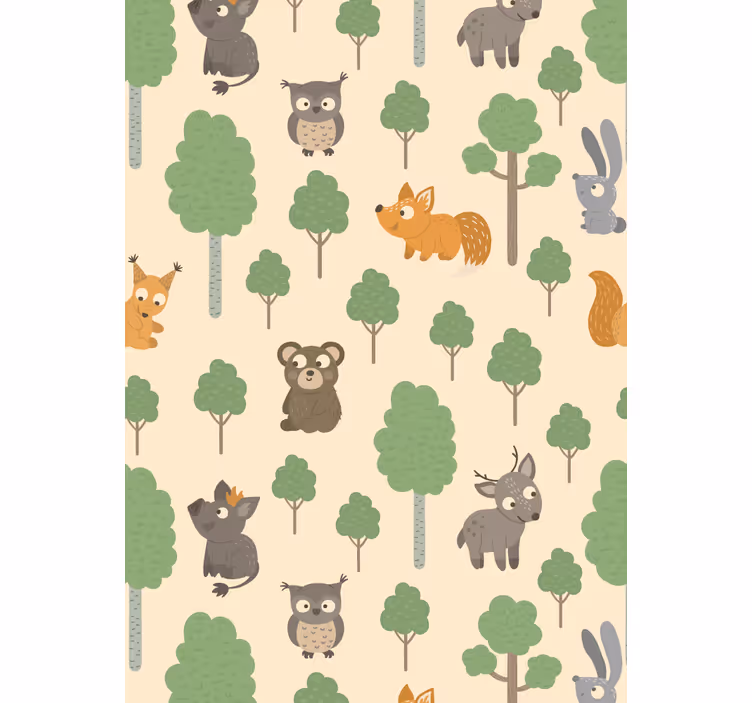 Baby forest creatures blind children - TenStickers