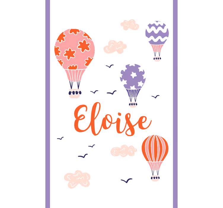 Custom hot air balloons blind children - TenStickers