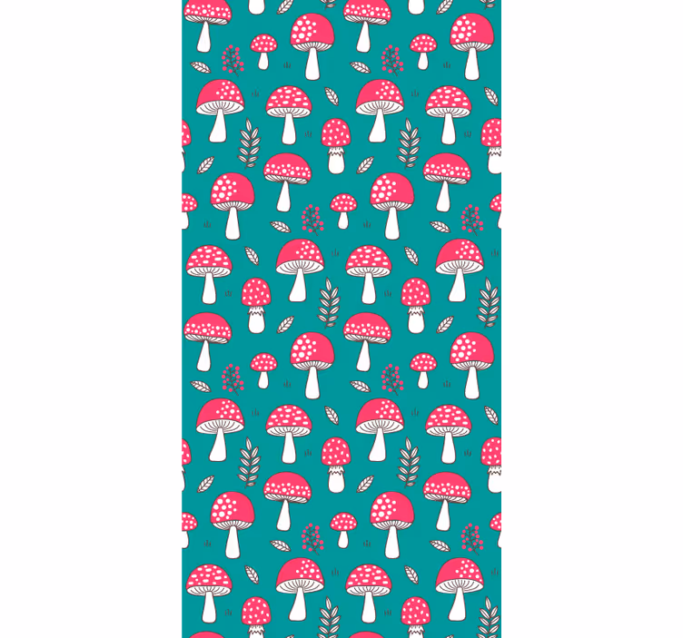 PLAYFUL MUSHROOM PATTERN fun blind - TenStickers