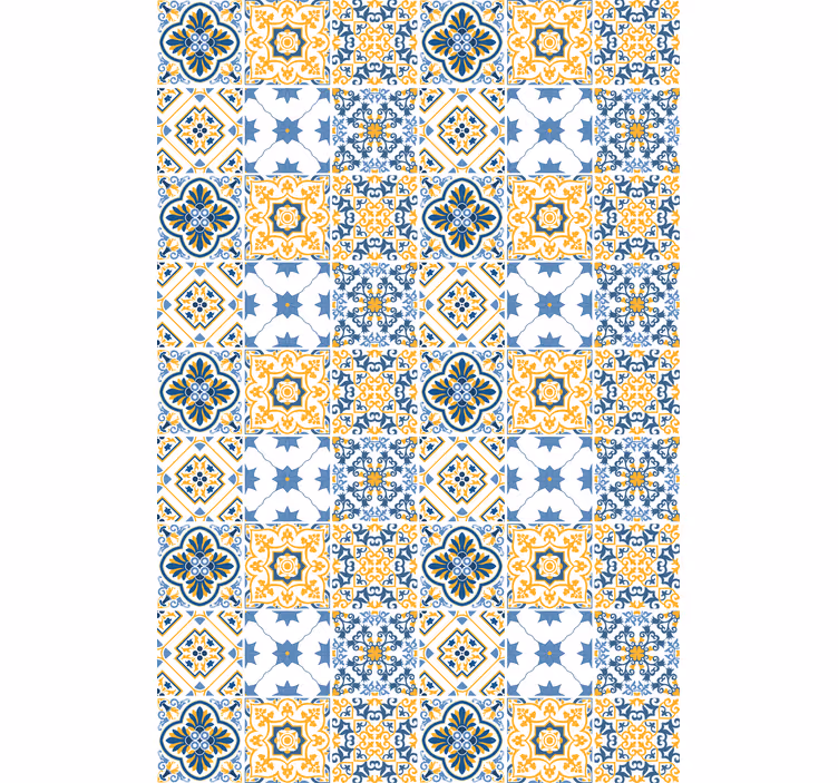 Intricate Tile Patterns pattern roller blind - TenStickers