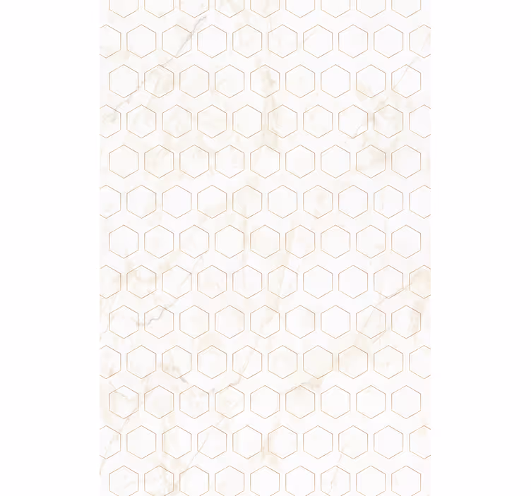 Pattern roller blind geometric hexagonal design - TenStickers