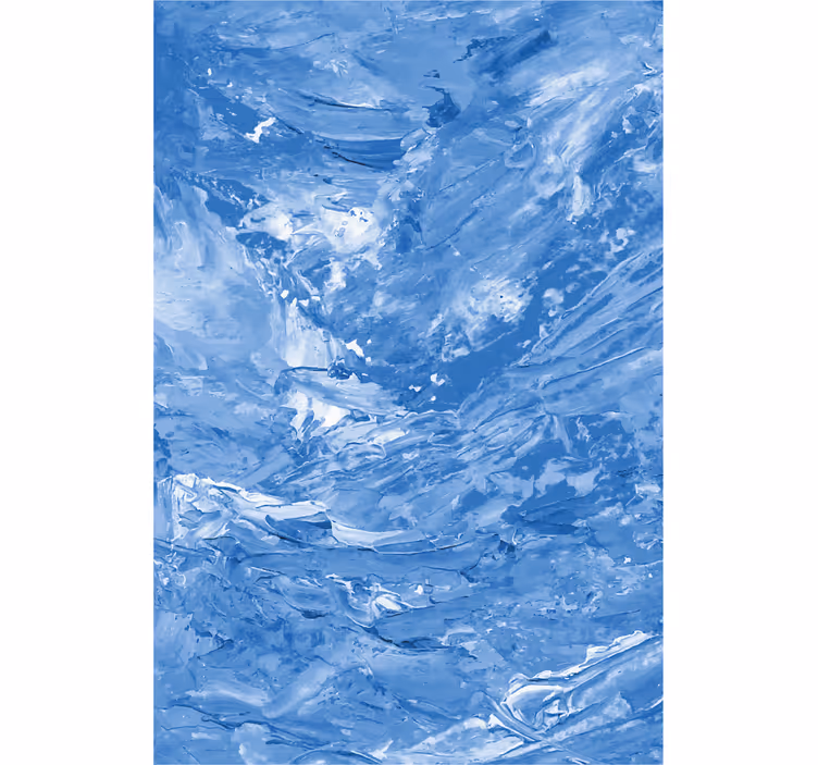 Ocean wave motif pattern roller blind - TenStickers