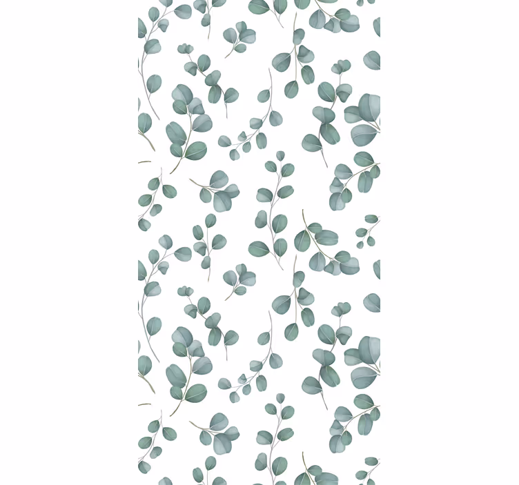 Eucalyptus Leaf Motif living room blind - TenStickers