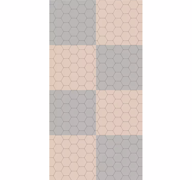 Hexagon Pattern Blocks elegant blind - TenStickers