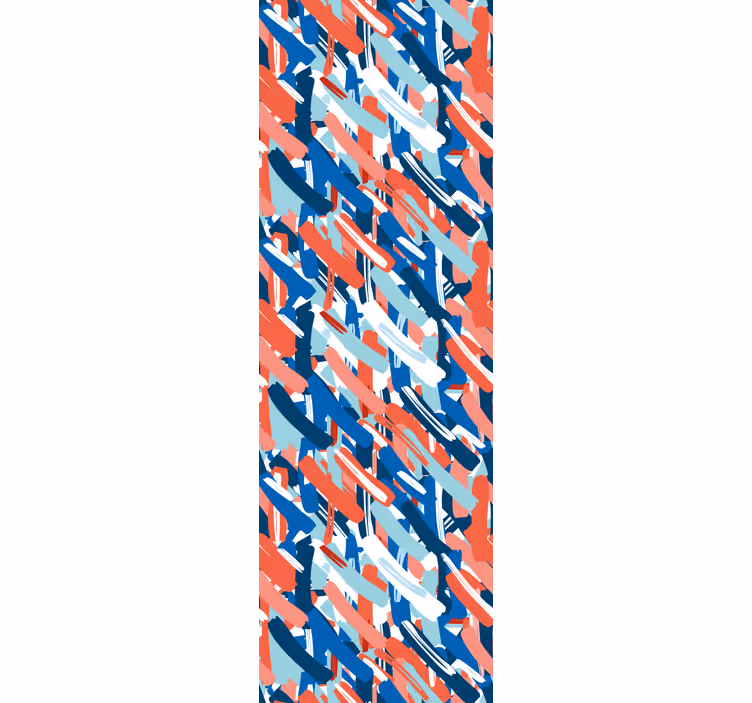 Bold Brush Strokes pattern roller blind - TenStickers