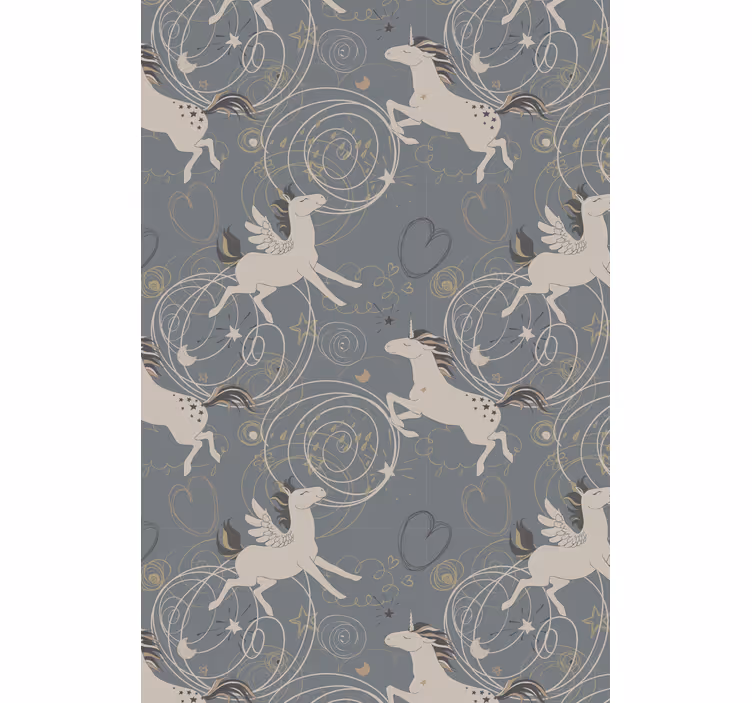 Magical unicorns pattern blind children - TenStickers