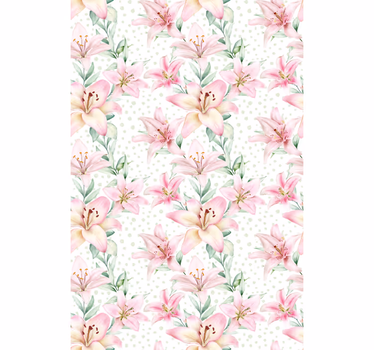 Delicate Floral Elegance blind flowers and plants - TenStickers
