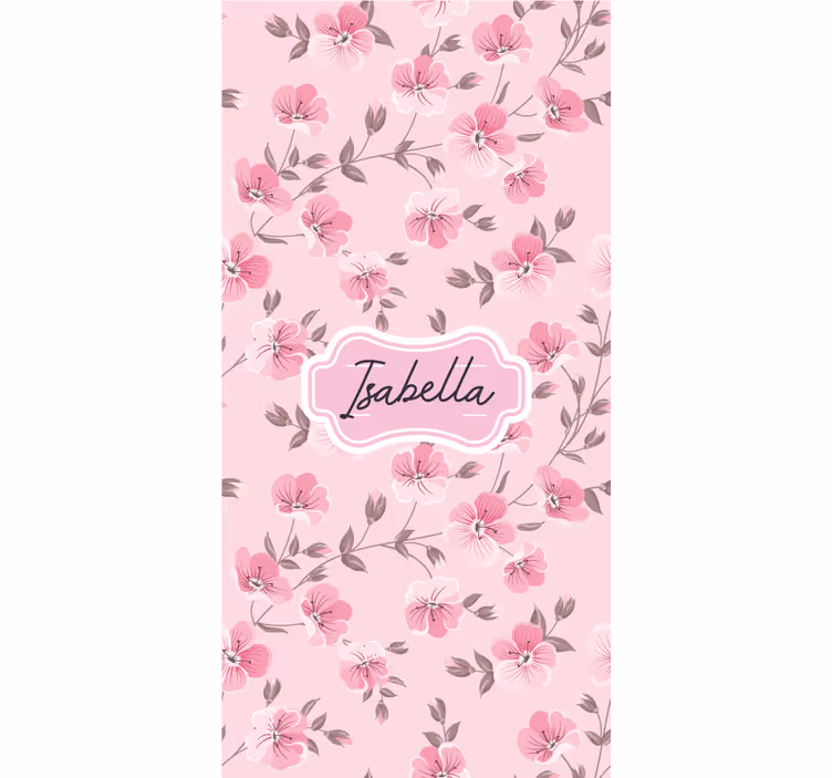 Cherry blossoms with name blind children - TenStickers