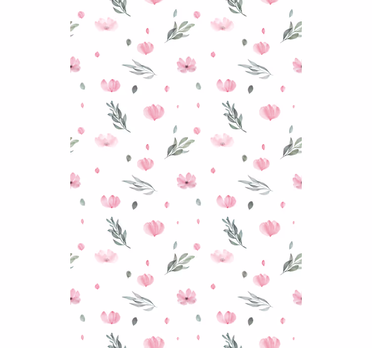 Delicate floral theme blind kitchen - TenStickers