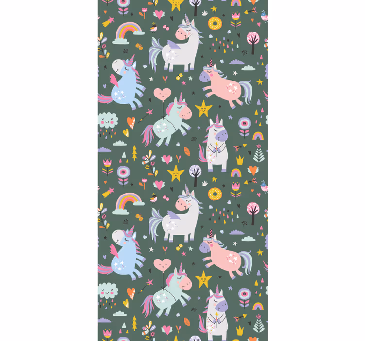 Fantasy Unicorn Patterns animals blind - TenStickers