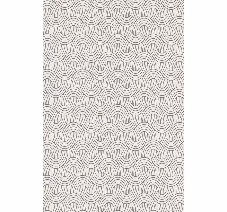 Intricate Wave Patterns pattern roller blind - TenStickers
