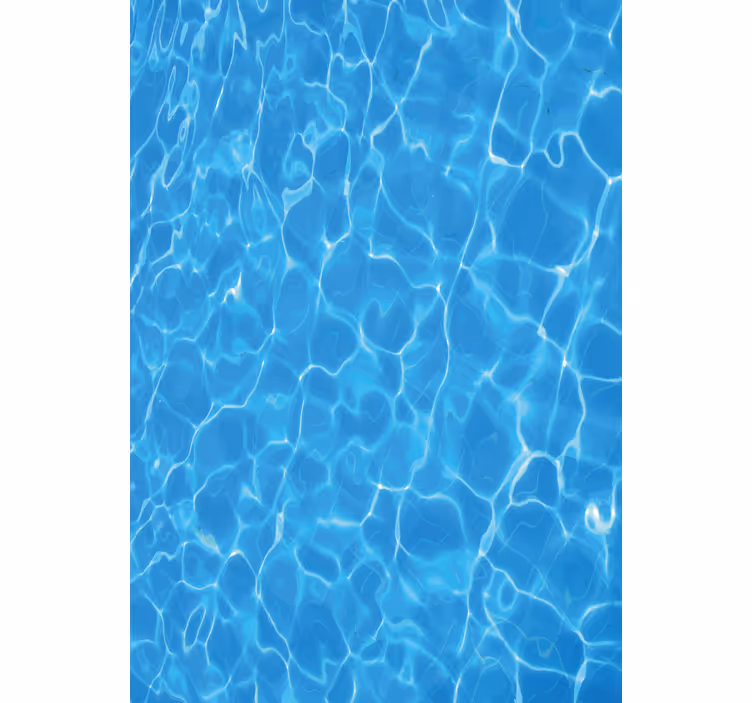 Water surface reflections bathroom blind - TenStickers