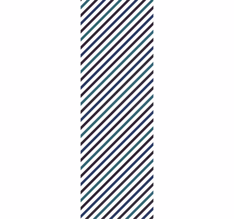 Diagonal Stripe Pattern blind kitchen - TenStickers