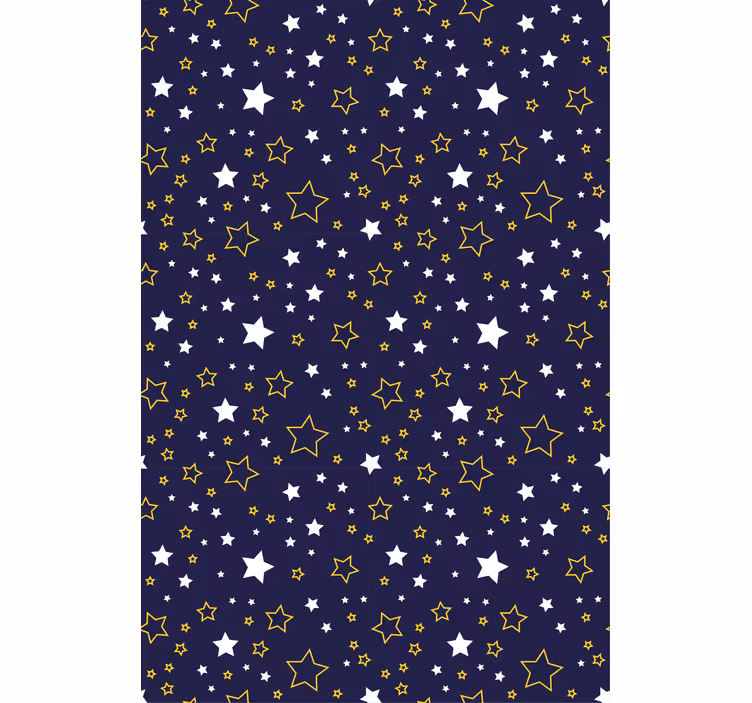 Night sky with stars Childrens blind - TenStickers