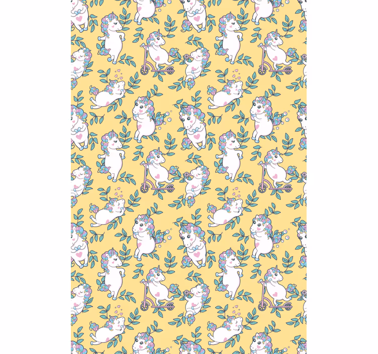 Baby unicorns playing blind children - TenStickers