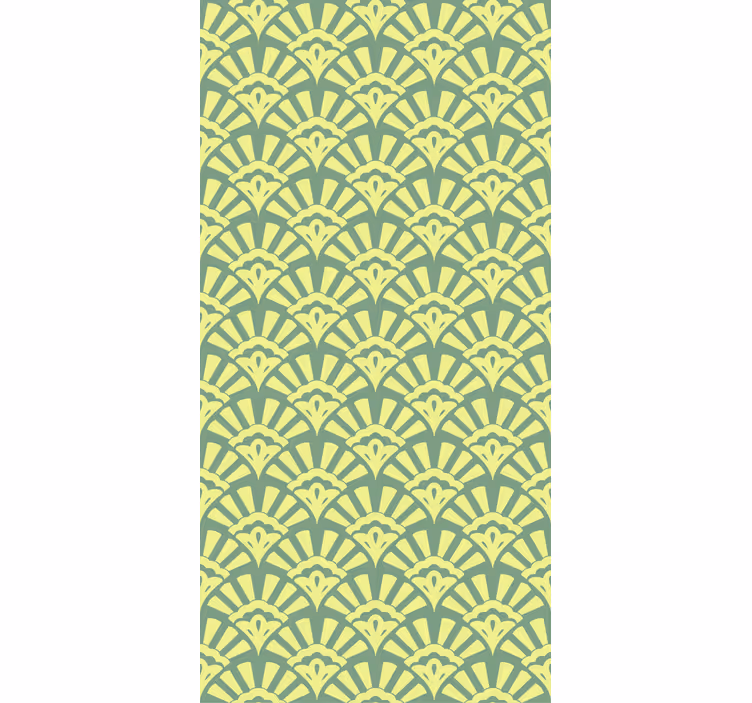 Elegant Leaf Theme pattern roller blind - TenStickers