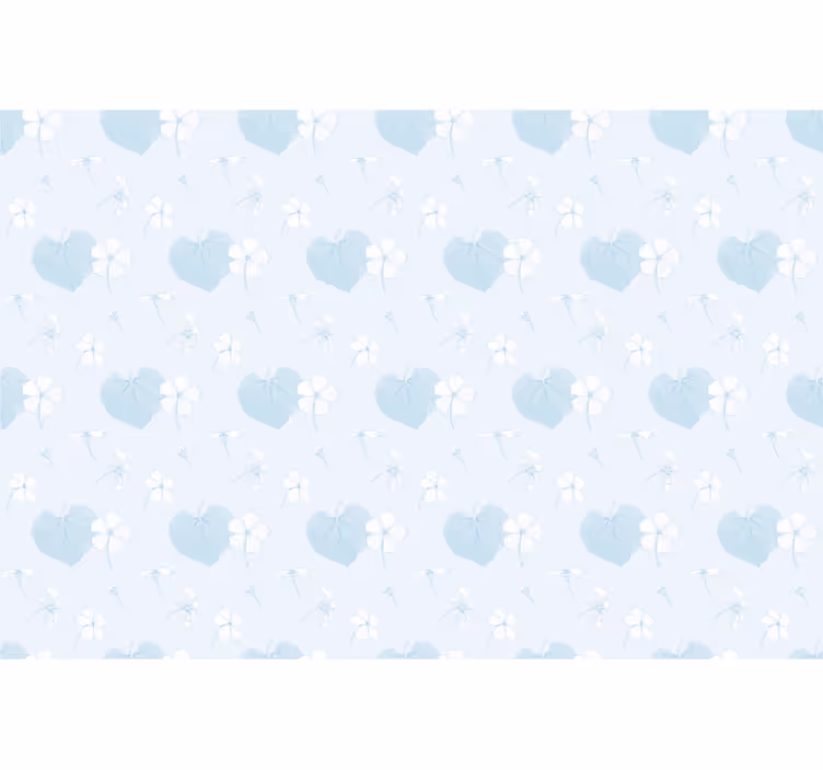 Delicate Floral Hearts blind flowers and plants - TenStickers