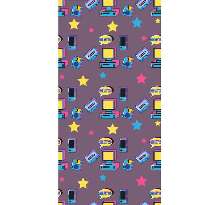 Retro Gaming Icons blind geek - TenStickers