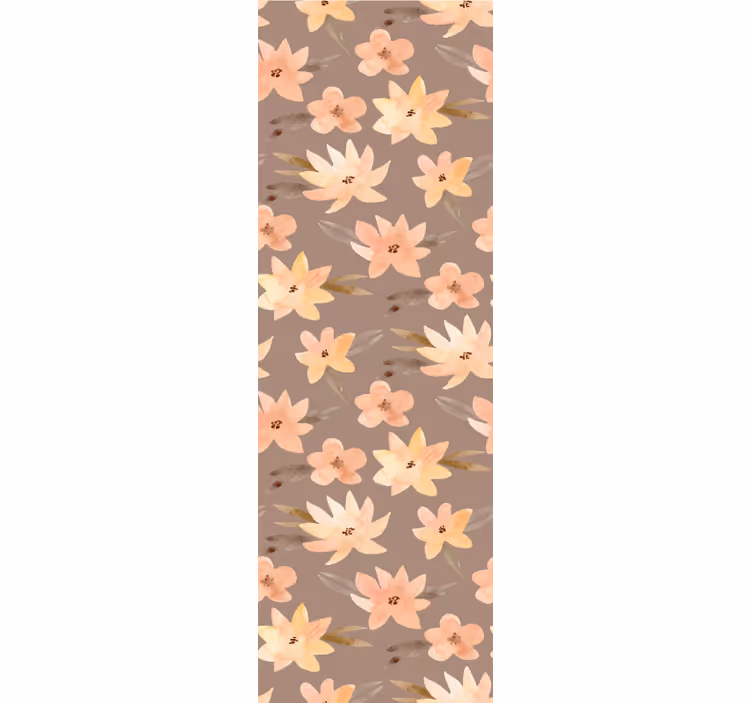 Soft Floral Pattern blind flowers and plants - TenStickers