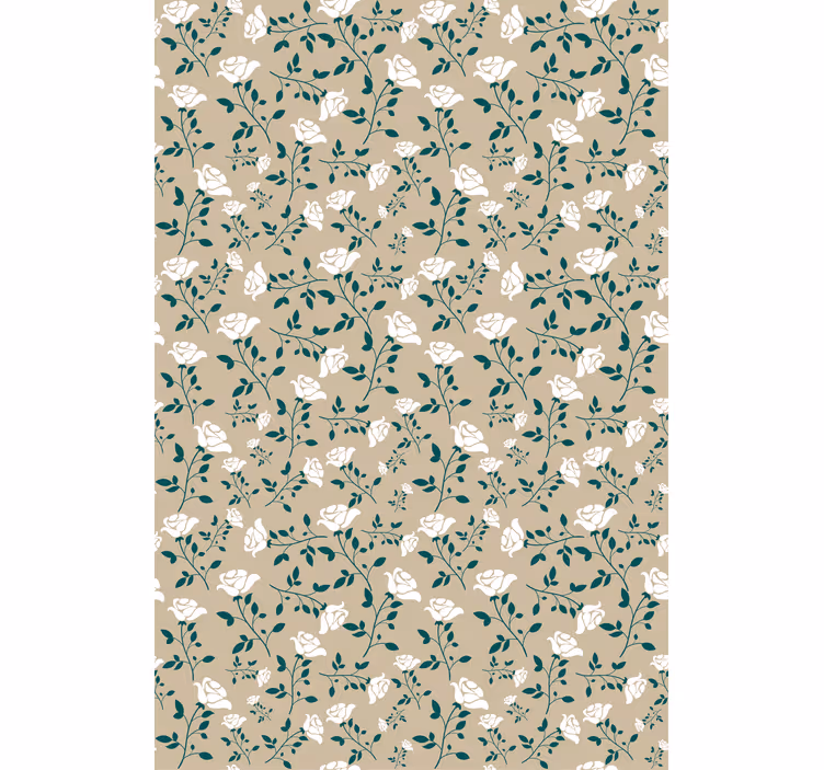 Gentle Botanical Motifs blind flowers and plants - TenStickers