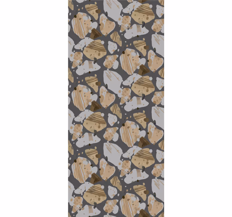 Big terrazo pattern hallway blind - TenStickers