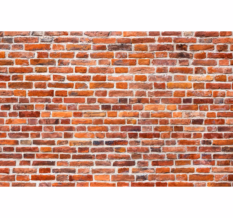 Pattern roller blind rustic brick design - TenStickers