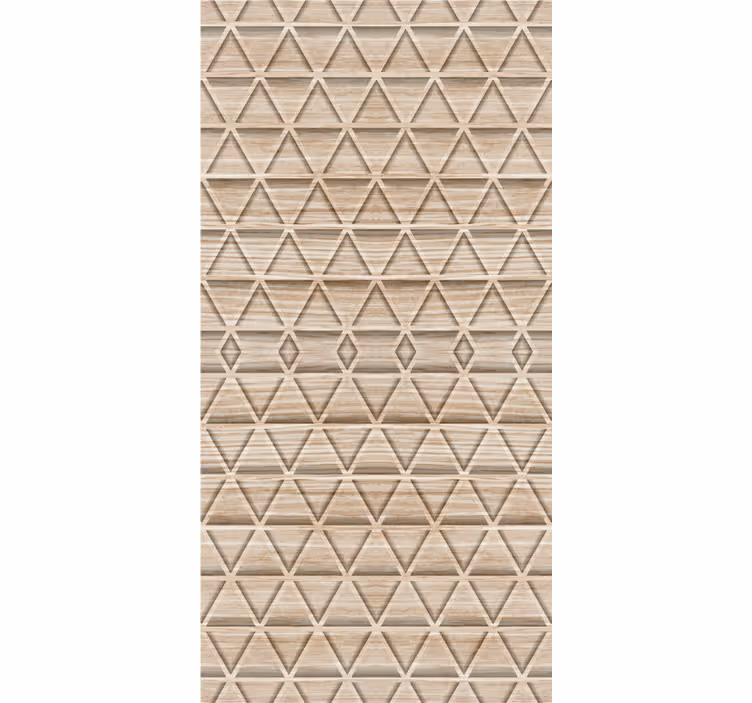 Pattern roller blind in geometric natural design - TenStickers